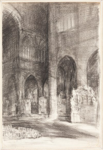 Una navata della cattedrale da Arthur Frederick Payne