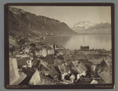 Vista di Montreux sul Lago di Ginevra, in lontananza i Dents du Midi da Arthur Gabler