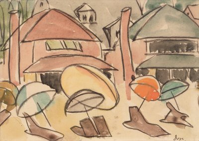 Ombrelloni da spiaggia da Arthur Garfield Dove