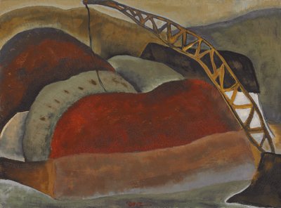 Chiatta di cenere e gru da Arthur Garfield Dove