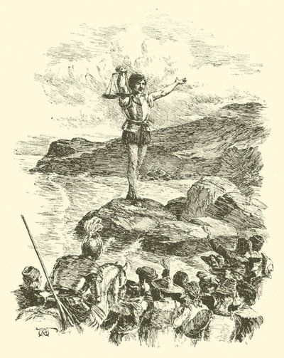 Le avventure di Sir Artegall, il gigante con le bilance da Arthur George Walker