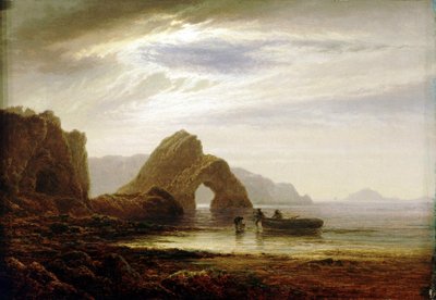 Chiaro di luna a Giltar Point, vicino a Tenby, dal sud da Arthur Gilbert