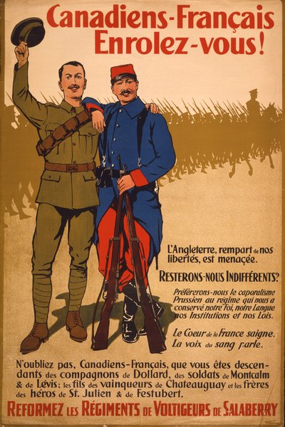 Canadiens-Français enrolez-vous! da Arthur H. Hider