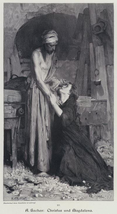 Cristo e la Maddalena da Arthur Hacker
