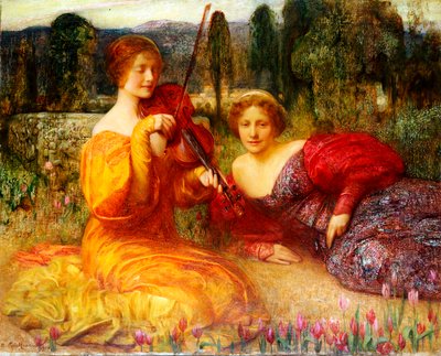Musicienne du Silence da Arthur Hacker