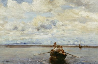Raccoglitori di vongole, 1885 da Arthur Hardwick Marsh