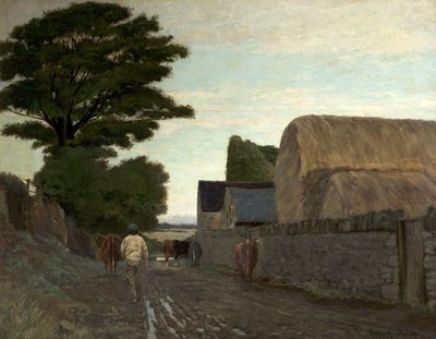 Andando a mungere, 1881 da Arthur Hawksley