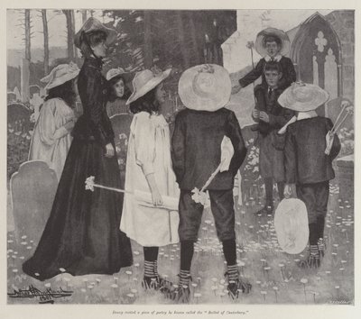 I pellegrini di Canterbury, di E Nesbit da Arthur Herbert Buckland