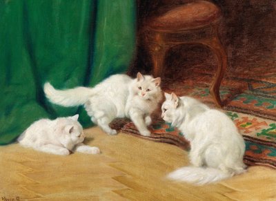 Conversazione tra gatti, da Arthur Heyer