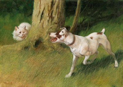 Cane e gatto da Arthur Heyer