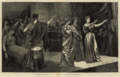 Una commedia greca in un salotto londinese da Arthur Hopkins