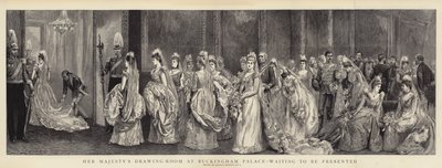 Il salotto di Sua Maestà a Buckingham Palace, in attesa di essere presentato da Arthur Hopkins