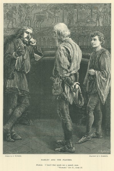Illustrazione per Amleto da Arthur Hopkins