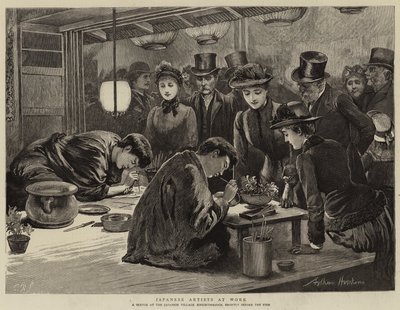 Artisti giapponesi al lavoro da Arthur Hopkins