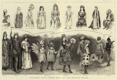 Ballo in maschera per bambini alla Mansion House da Arthur Hopkins