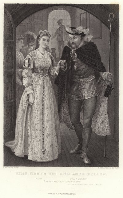 Re Enrico VIII e Anna Bolena, Re Enrico VIII, Atto I, Sc IV da Arthur Hopkins