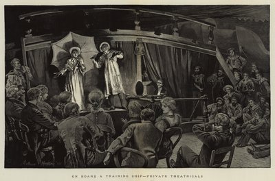 A bordo di una nave scuola, spettacoli teatrali privati da Arthur Hopkins