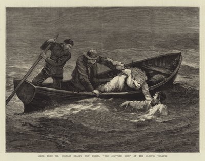 Scena dal nuovo dramma di Mr Charles Reade, La nave affondata, al Teatro Olimpico da Arthur Hopkins