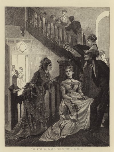 La festa serale, flirtare vs ballare da Arthur Hopkins
