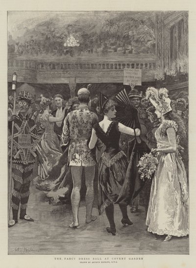 Il ballo in maschera a Covent Garden da Arthur Hopkins