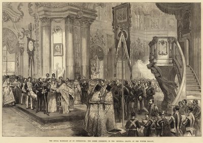 Il matrimonio reale a San Pietroburgo, la cerimonia greca, nella Cappella Imperiale del Palazzo d