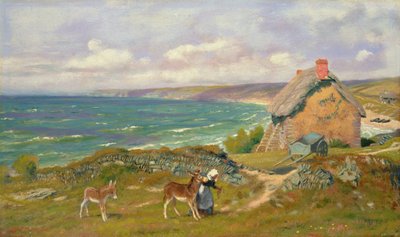 Scena costiera del West Country da Arthur Hughes
