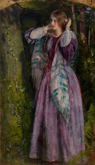 Amy, studio per "Il lungo fidanzamento", 1859 da Arthur Hughes