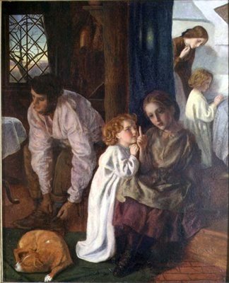 Ora di andare a letto, c.1862 da Arthur Hughes