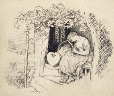 Accanto alla culla da Arthur Hughes