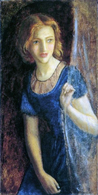 Mariana alla finestra, 1865-67 da Arthur Hughes
