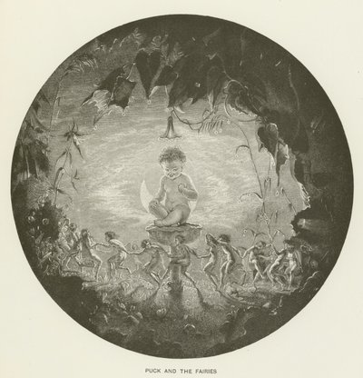Puck e le fate da Arthur Hughes