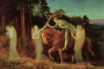 Sir Galahad, 1867-1892 da Arthur Hughes