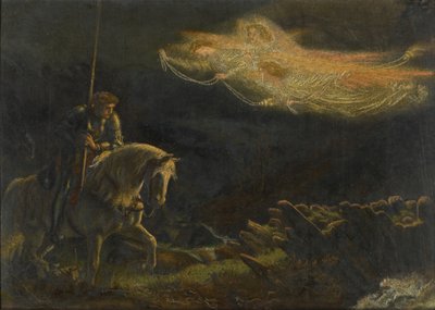 Sir Galahad. La ricerca del Santo Graal da Arthur Hughes