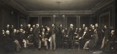 Il Comitato Esecutivo Centrale per il Soccorso alla Carestia del Cotone da Arthur Hughes