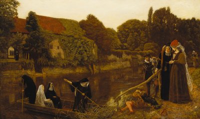 La barca del convento, 1874 da Arthur Hughes