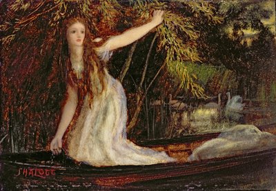 La Dama di Shalott da Arthur Hughes