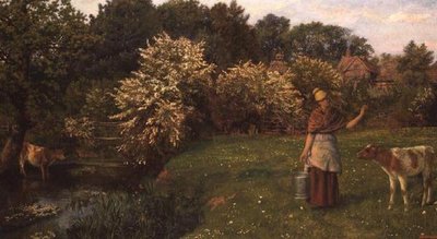 La lattaia da Arthur Hughes