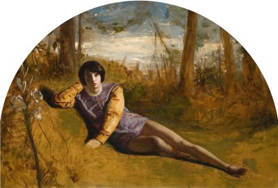 Il giovane poeta, 1849 da Arthur Hughes