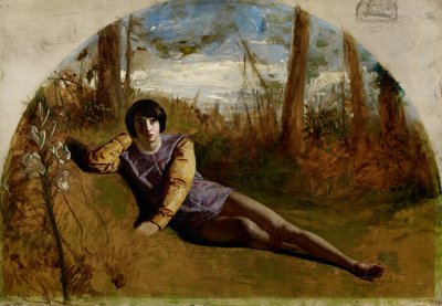 Il giovane poeta, 1849 da Arthur Hughes