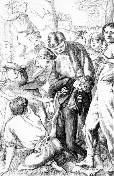 La prima impresa di Tom a calcio, illustrazione da 