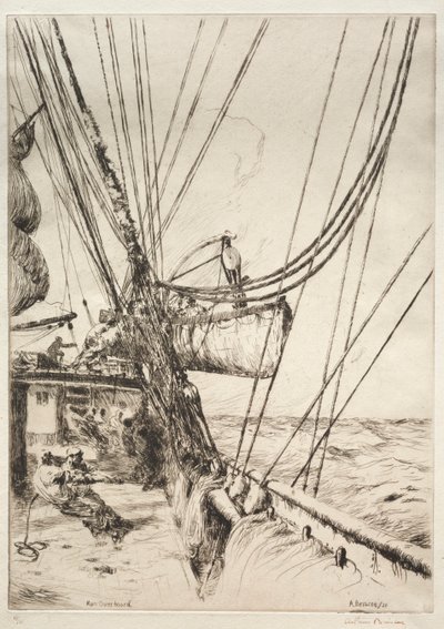 Uomo in mare da Arthur John Trevor Briscoe
