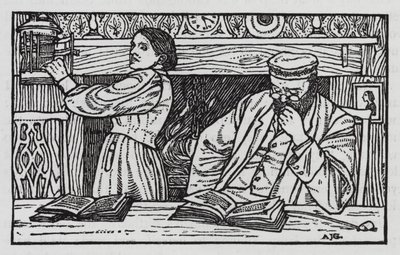 Hans Christian Andersen: Il vecchio lampione da Arthur Joseph Gaskin