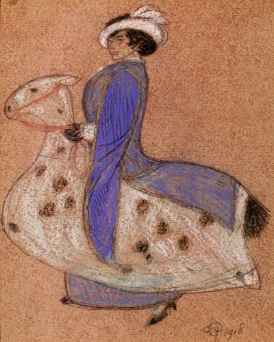 Il cavallo della pantomima, 1918 da Arthur Joseph Gaskin
