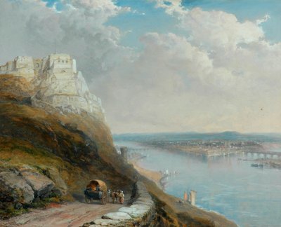 Coblenza da Ehrenbreitstein, 1898 da Arthur Joseph Meadows