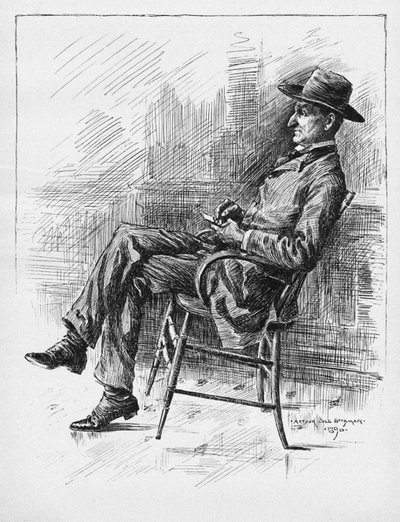 Ritratto di Benjamin Peter Old Hutch Hutchinson da Arthur Jule Goodman