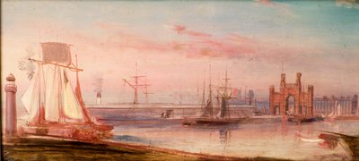 Earl Grey Dock, con la nave 