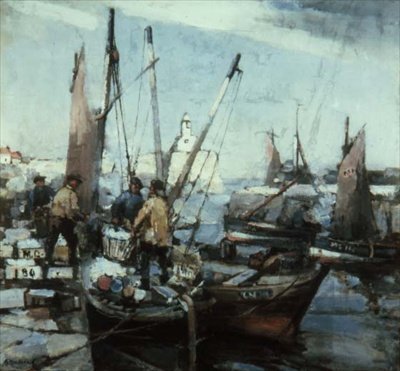 Scena del porto da Arthur MacDonald
