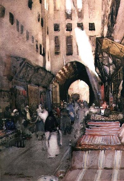 Un Bazar Turco da Arthur Melville