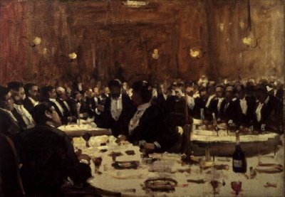 Compagnia a cena da Arthur Melville