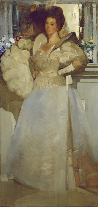 Opale e Grigio, Ritratto di Miss Rachel White, 1897 da Arthur Melville